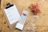 Uni Emott No.7 Floral Colors 0,4mm tűfilc készlet - Vegyes színek (5 db / csomag)