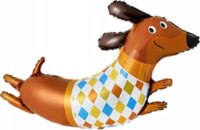 Tacskó formájú fólia lufi 110 cm