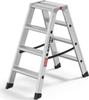 Hailo Master D100 2 x 4 lépcsőfokos alumínium állólétra