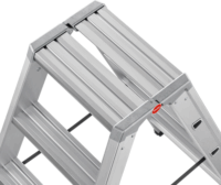 Hailo Master D100 2 x 4 lépcsőfokos alumínium állólétra