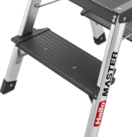 Hailo Master D70 2 x 2 lépcsőfokos Fellépő - Fekete