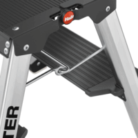 Hailo Master D70 2 x 2 lépcsőfokos Fellépő - Fekete