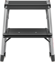 Hailo Master D70 2 x 2 lépcsőfokos Fellépő - Fekete