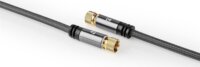 Nedis CSTB41000GY50 Type-F Koax antenna kábel 5m - Fekete