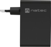 Natec NUC-2234 USB-A / 3x USB-C GaN Hálózati Gyorstöltő Adapter 100W - Fekete