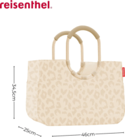Reisenthel leo vanilla loopshopper M Bevásárlótáska - Bézs/Mintás