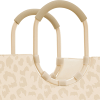 Reisenthel leo vanilla loopshopper M Bevásárlótáska - Bézs/Mintás