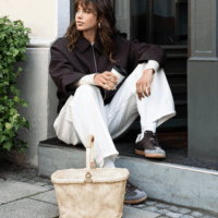 Reisenthel leo vanilla carrybag XS Bevásárlótáska - Bézs/Mintás