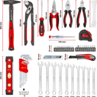 Einhell E-Case Szerszámkészlet kofferben (79 db / csomag)