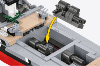 Cobi 4860 Bismarck Csatahajó 3204 darabos építőjáték