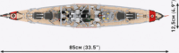 Cobi 4860 Bismarck Csatahajó 3204 darabos építőjáték