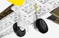 Cobi 5873 Messerschmitt BF-109F repülő 123 darabos Építőjáték