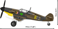 Cobi 5873 Messerschmitt BF-109F repülő 123 darabos Építőjáték