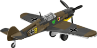 Cobi 5873 Messerschmitt BF-109F repülő 123 darabos Építőjáték