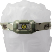 Petzl ARIA 1 Akkus Vízálló RGB LED Fejlámpa 350 Lumen - Terepszínű