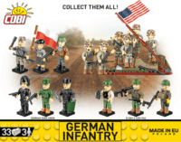 Cobi 2060 német gyalogság 33 darabos építőjáték