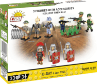 Cobi 2058A D-Nap 1944. Június 6. figurák 33 darabos építőjáték