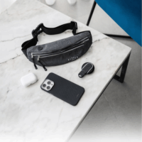 Fixed 2 zsebes sportos övtáska - Szürke