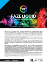 LIGHT4ME 5907780140542 Füstfolyadék 5 L Füstgépekhez / Ködgenerátorokhoz