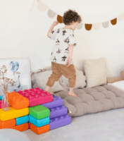 Marioinex brick nagyméretű pasztell Építőkockák 33 darabos készlet