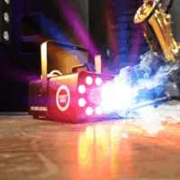 LIGHT4ME Fog 600W LED Ball Füstgép RGBWA LED világítással és diszkógömbbel