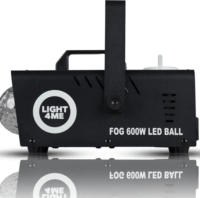 LIGHT4ME Fog 600W LED Ball Füstgép RGBWA LED világítással és diszkógömbbel