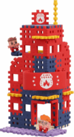 Marioinex Mini Waffle City - Tűzoltóság Építőkockák 280 darabos építőkészlet