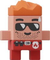 Marioinex Mini Waffle City - Tűzoltóság Építőkockák 148 darabos építőkészlet