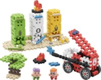 Marioinex Mini Waffle City - Tűzoltóság Építőkockák 148 darabos építőkészlet