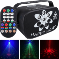 LIGHT4ME Party Light 1 Kompakt RGB UV LED Multieffekt Party Diszkó világítás