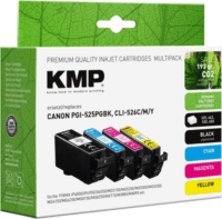 KMP (Canon PGI-525/CLI-526) Utángyártott Toner - Tri-color + Fekete