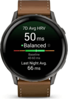 Garmin Venu 4 Férfi Okosóra 45mm ajándék szíjjal - Fekete / Barna