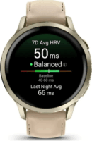 Garmin Venu 4 Női Okosóra 41mm ajándék szíjjal - Arany / Bézs