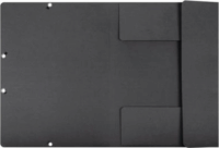 Office Depot Prespán A4 Gumis mappa - Fekete (10 db / csomag)