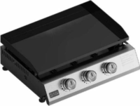 Black+Decker BXOP7350E 3 égős Gázgrill 3 x 2450 W - Fekete/Ezüst