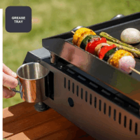 Black+Decker BXOP4900E 2 égős Gázgrill 2 x 2450 W - Fekete/Ezüst