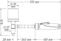 Hazet 9098/24 Pneumatikus Injektor lehúzó szerszámkészlet (24 db / csomag)