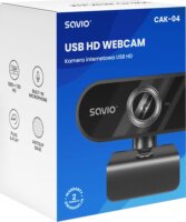 Savio CAK-04 HD 25fps USB Webkamera - Fekete