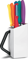 Victorinox Swiss Classic Rozsdamentes acél késkészlet 7 darabos - Fehér / Színes