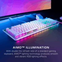 Turtle Beach Vulcan II Max Vezetékes Gamer Billentyűzet DE - Fehér