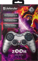 Defender Zoom Vezetékes Kontroller Gamepad (PC) - Szürke