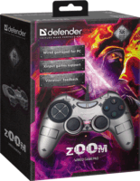 Defender Zoom Vezetékes Kontroller Gamepad (PC) - Szürke