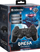 Defender Omega Vezetékes Kontroller Gamepad (PC) - Fekete