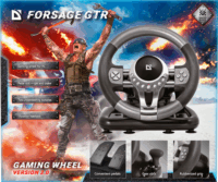 Defender Forsage GTR Kormány és pedál - Fekete (PC)