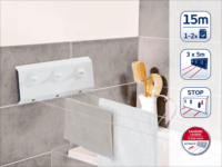 Leifheit Rollfix Triple 150 Falra Szerelhető Ruhaszárító