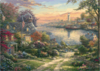 Schmidt Spiele Thomas Kinkade Studios - Port in New England 1000 darabos puzzle