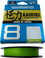 Shimano Kairiki 8 Fonott Horgász Zsinór Ø 0,060mm 150m - Zöld