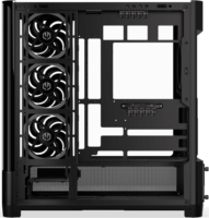 ENDORFY Aquarius 8000 Corona Midi Torony Számítógépház + 4db 120mm ventilátor - Fekete