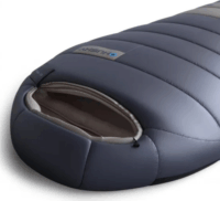 Husky HC0-0055 Dopy Kacsatoll Hálózsák 220 x 85 cm (-25 / -2°C) - Kék/Szürke