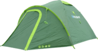 Husky Bizon 3 Plus 3 személyes Túrasátor 220 x 410 x 130 cm - Zöld